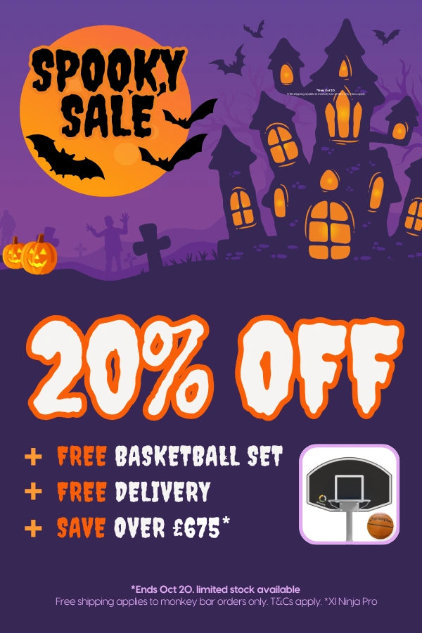 UK Spooky Sale: 20% off with free delivery and a free basketball set