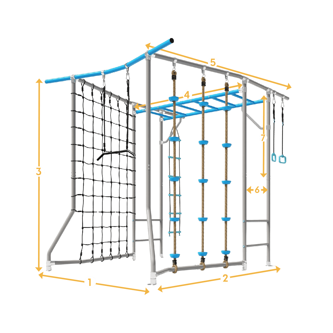 THE COMPACT dimensions diagram